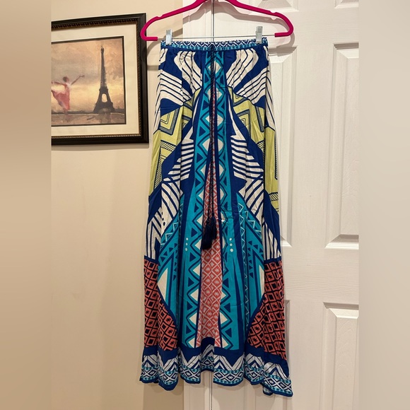 Gorgeous Geometric Maxi Skirt - Picture 1 of 8